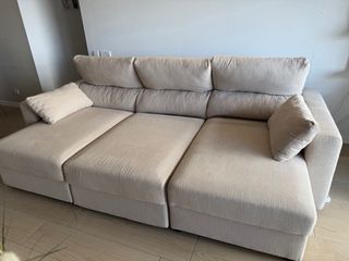 Sofá 3 plazas con chaiselongue Hillared