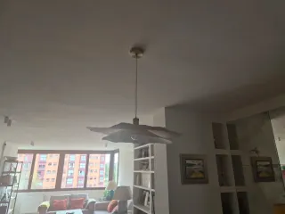 Lámpara de techo Zara Home Beige/Blanca