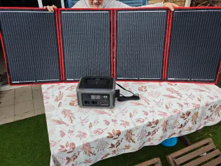 Estanción Energía + Panel Solar 200W Allpower 600W