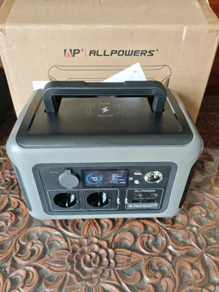 Estanción Energía + Panel Solar 200W Allpower 600W