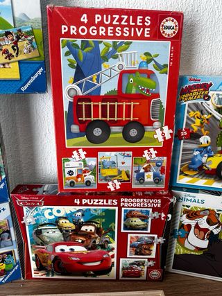 Lote 16 Puzzles Infantiles Goula, Djeco, Janod...