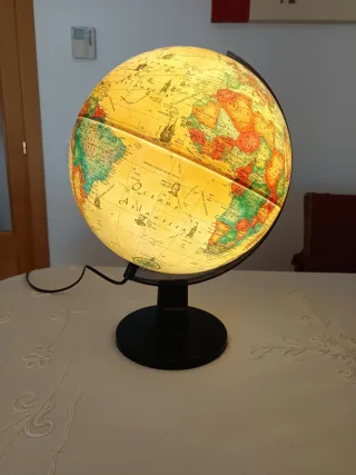 Globo terráqueo decorativo