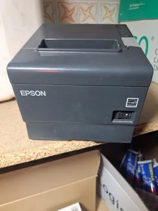 Impresora de Tickets Epson Negra/Gris