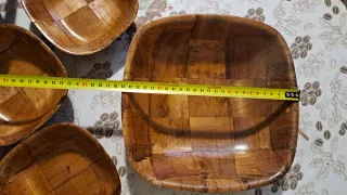 Insalatiera Legno 9 pezzo