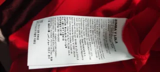 Vestido naranja Bimba y Lola con volante y cremall