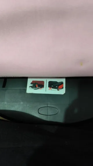 Columpio para bebé rosa