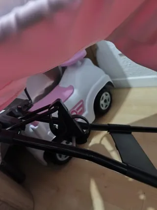 Columpio para bebé rosa