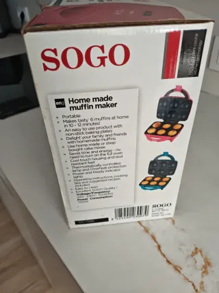 Máquina para hacer magdalenas SOGO 700W