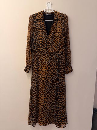 Vestido ZARA Animal Print Leopardo