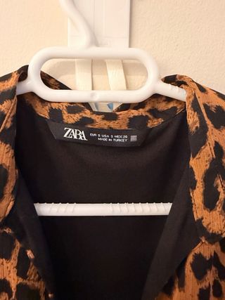 Vestido ZARA Animal Print Leopardo