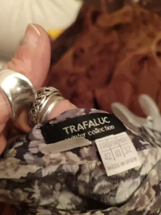 Falda pareo Zara floral talla 42