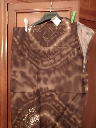 Falda pareo Zara floral talla 42