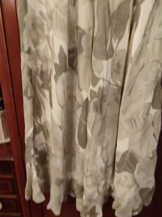 Falda pareo Zara floral talla 42