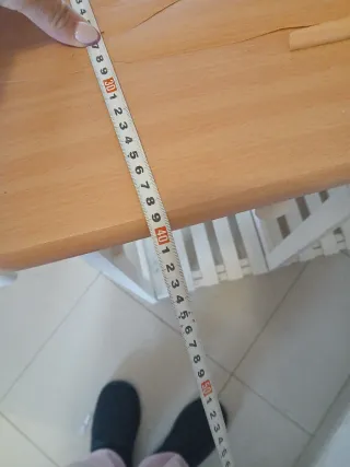 Carro mesa auxiliar plegable