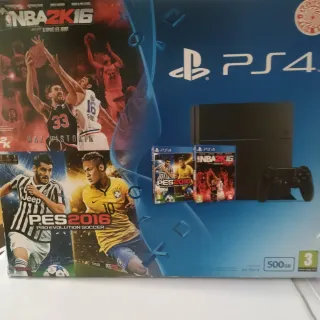 PS4 (PlayStation 4) + 2 Juegos + Mando