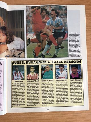 Revista Don Balón Maradona ficha por el Sevilla