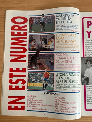 Revista Don Balón Maradona ficha por el Sevilla