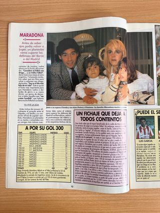 Revista Don Balón Maradona ficha por el Sevilla