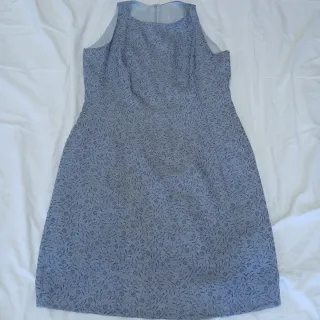 Vestido vintage gris talla L