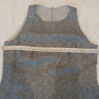 Vestido vintage gris talla L