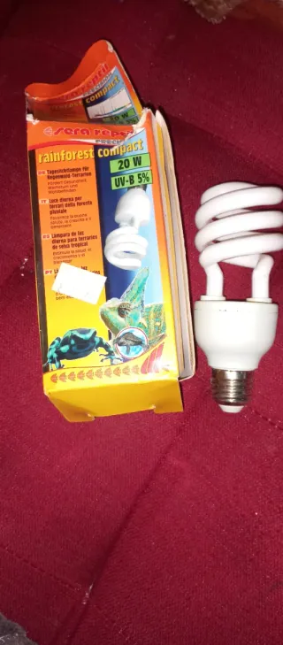 Bombilla Reptil Sera Rainforest Compact 20W