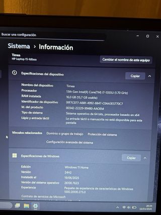 HP 15-fd0046ns Portátil 15.6 Full HD