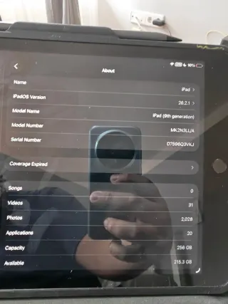 iPad 9ª Gen 256GB WiFi Plata