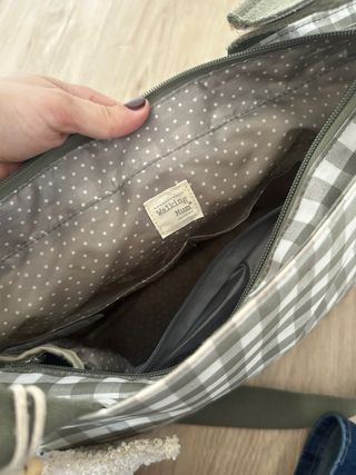 Bolso Walking Mum Vichy Verde