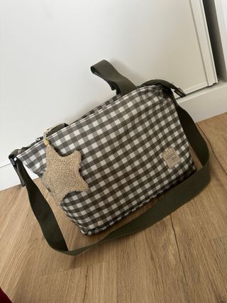 Bolso Walking Mum Vichy Verde