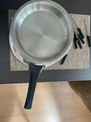 Set Fondue Queso Acero Inoxidable