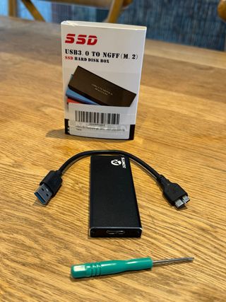 Caja SSD M.2 USB 3.0 ADWITS