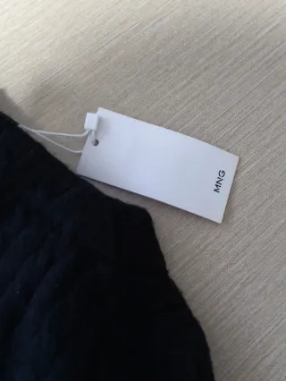 Rebeca Mango azul trenzada