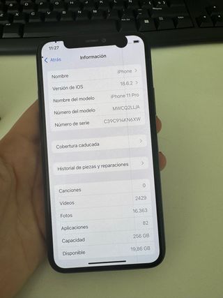 iPhone 11 Pro 256GB Gris Espacial