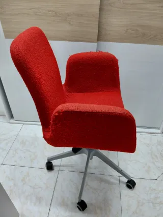 Silla de oficina Patrik roja