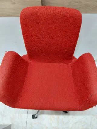 Silla de oficina Patrik roja