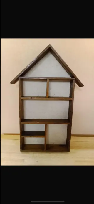 Bacheca legno a forma di casa