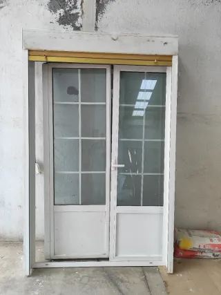 Balconera aluminio blanca