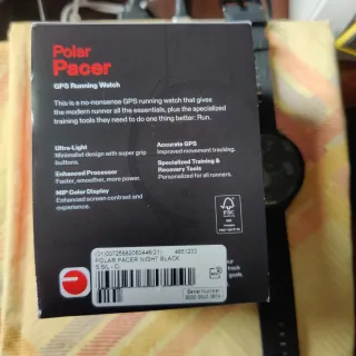 Polar Pacer Night Black