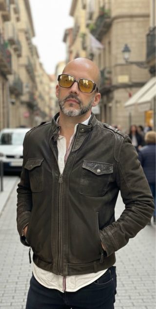 Chaqueta de Piel Pepe Jeans Talla L