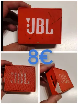 Altavoz JBL GO 2 Rojo y Negro