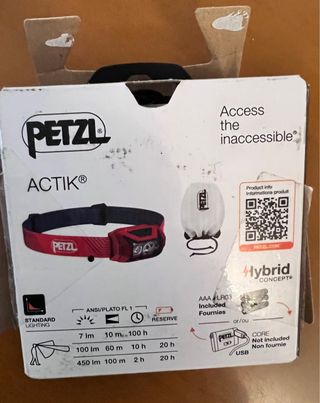 Linterna Petzl Actik frontal