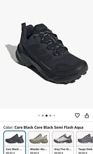 Zapatilla Adidas Terrex senderismo negra