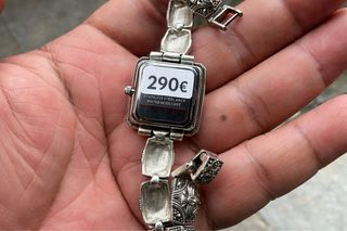 Reloj Plata 925 Marcasitas Vintage Mujer