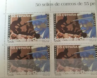 Cine Español 6 Hojas Bloques+14 Sellos nuevos MNH