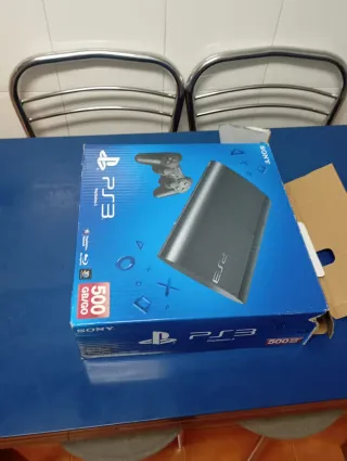 PS3 FAT + 2 mandos + juegos + caja original