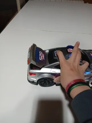 Coche Policía Juguete Sonido Pilas