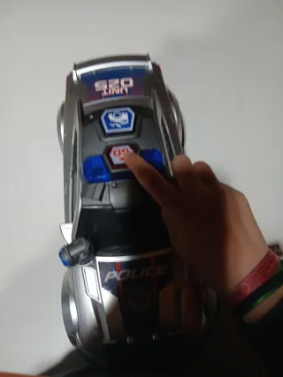 Coche Policía Juguete Sonido Pilas