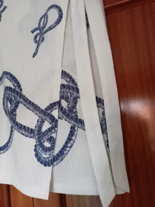 Lote 3 faldas blancas con estampado náutico