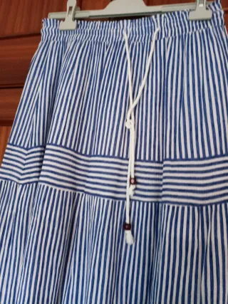 Lote 3 faldas blancas con estampado náutico