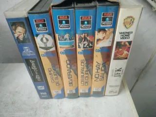 Lote 6 Películas VHS Kevin Costner